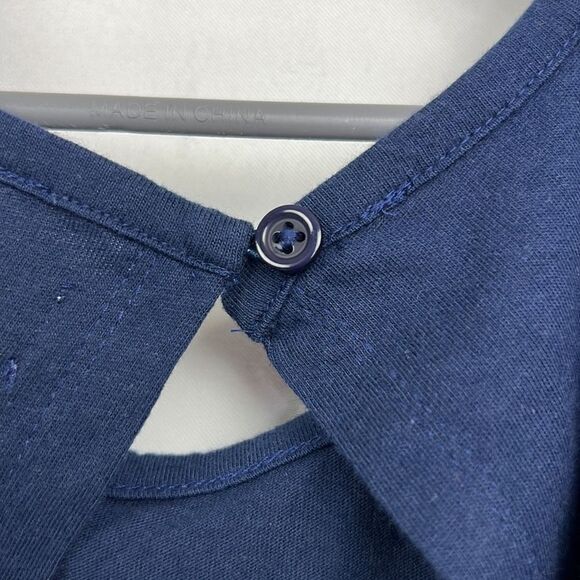 Melrose and Market Navy Open back knit girls romper size xl (14/16) EUC - Picture 9 of 12